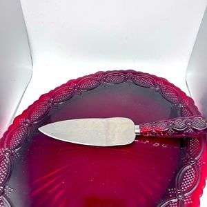 1876 Avon Cape Cod serving dish and serving spatula